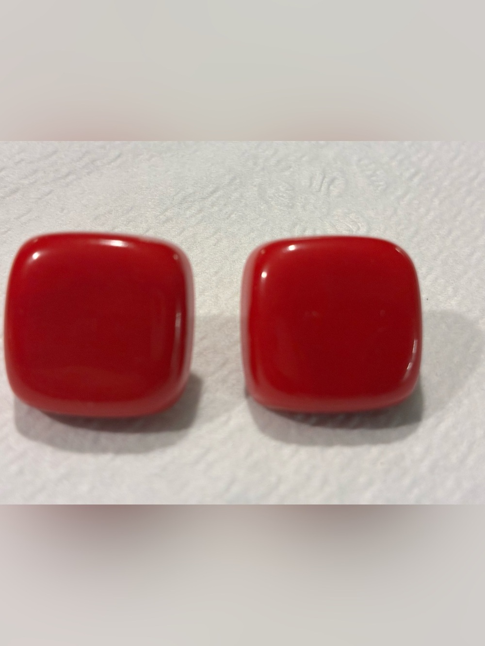 Red Women’s clip on earrings
